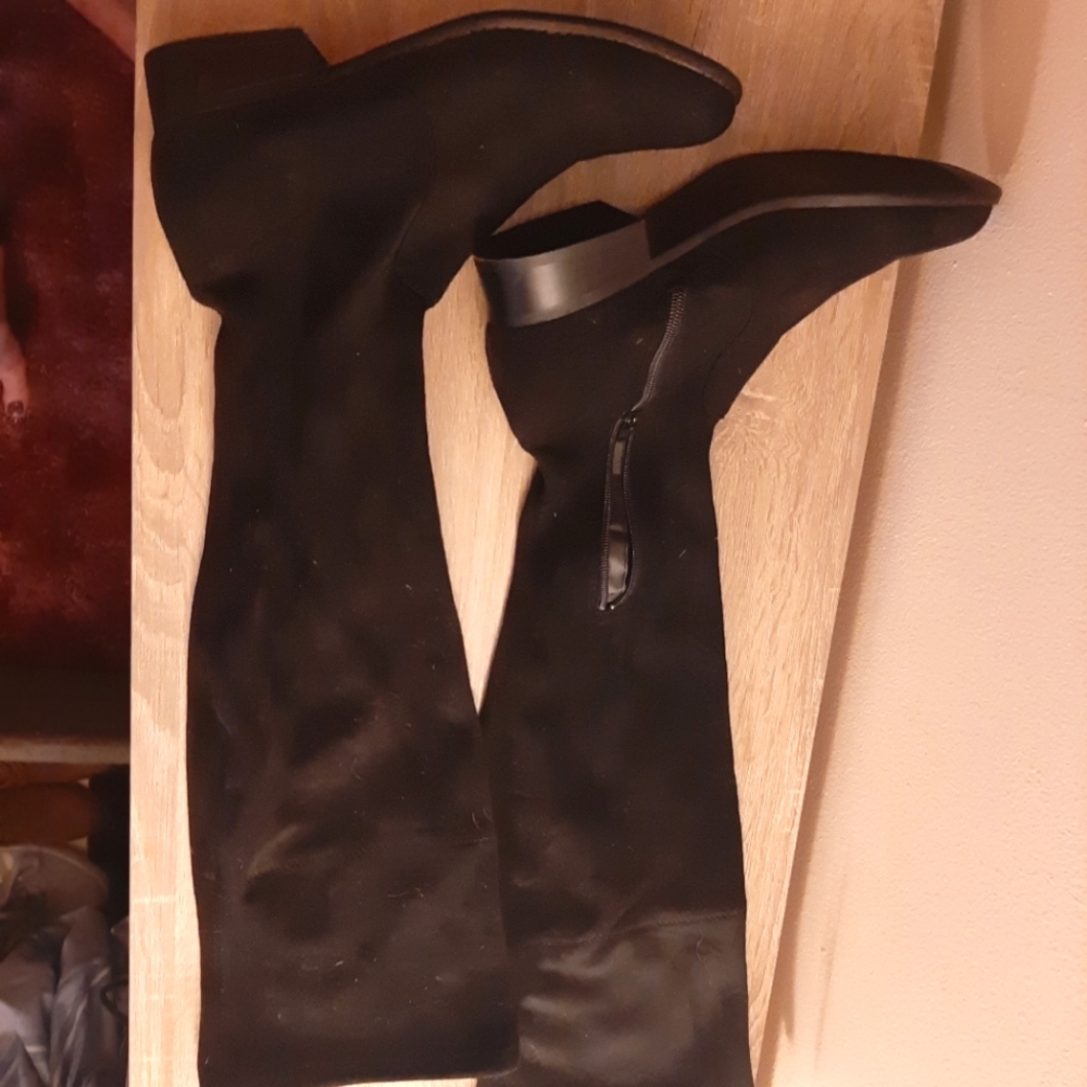Tall black boots, size 9